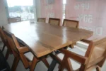 Natural Wood 8 Seater Dining - Image 3