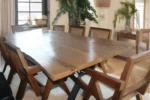 Natural Wood 8 Seater Dining