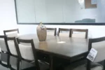 8 Seater Adjustable Wooden Dining - Image 3