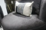 5 Seater (3,1,1) Dark Grey Sofa With 6 Pillows - Image 4