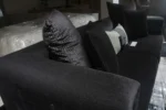 5 Seater (3,1,1) Dark Grey Sofa With 6 Pillows - Image 3