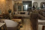 Brown Gold And Cream Mercinai 8 Seater (3,3,1,1) Sofa Set With 8 Seater Dining Centre Table Console/ - Image 4